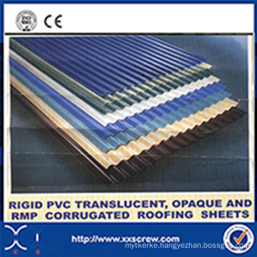 Rigid PVC Corrugated Roofing Sheet Extruder